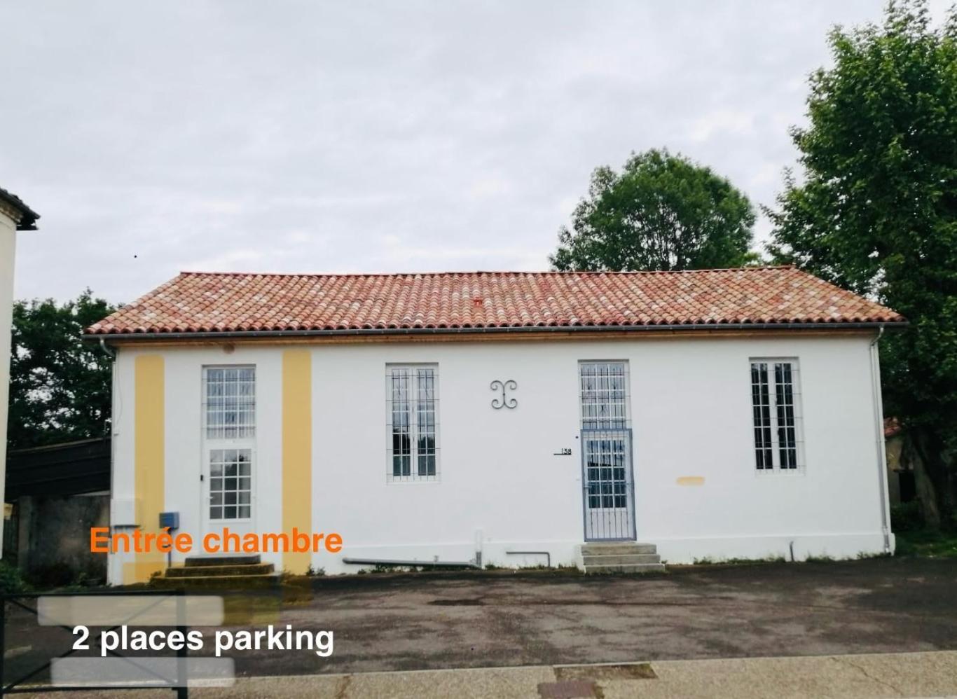 Chambre Dans Ancienne Ecole Cazères-sur-lʼAdour Extérieur photo